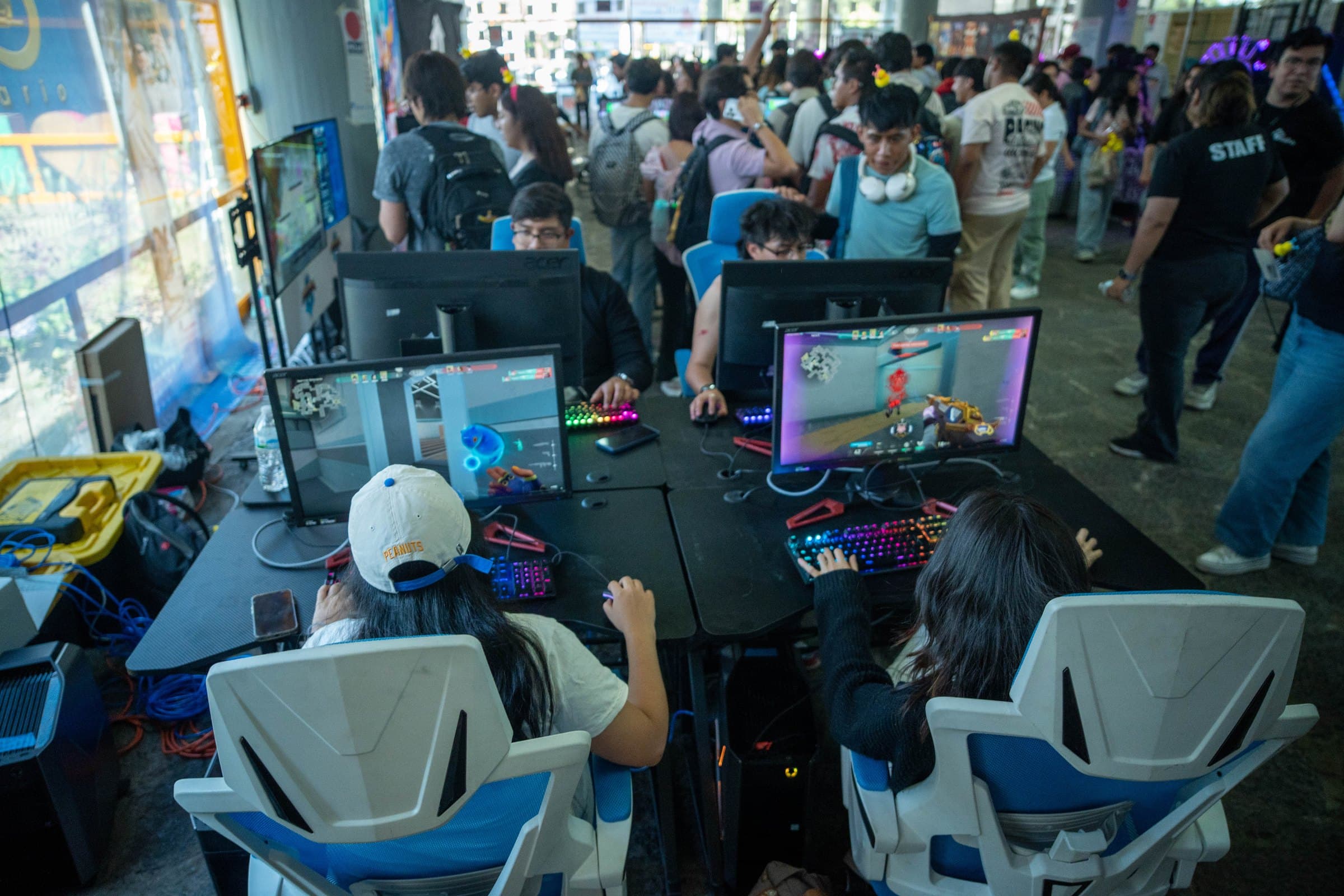 Zona de PC gaming en Campus Trend