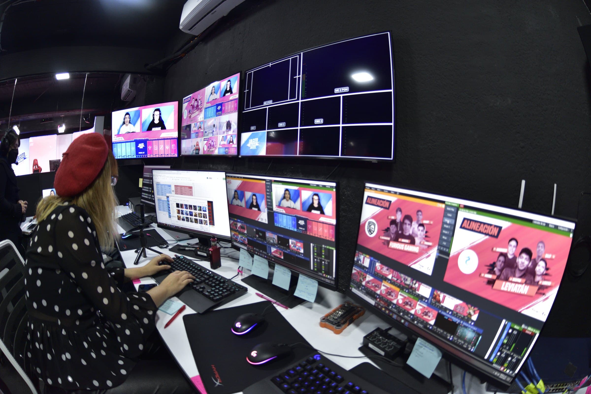 Control de realización para una competencia de esports