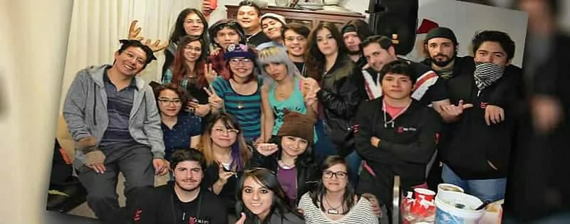 Una de las primeras reuniones de la comunidad